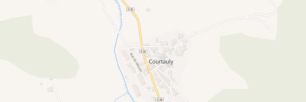 Plan du 2 Rue de Derrière à Courtauly