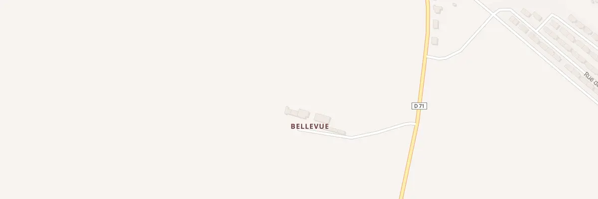 Plan du 119 Bellevue à Lasbordes