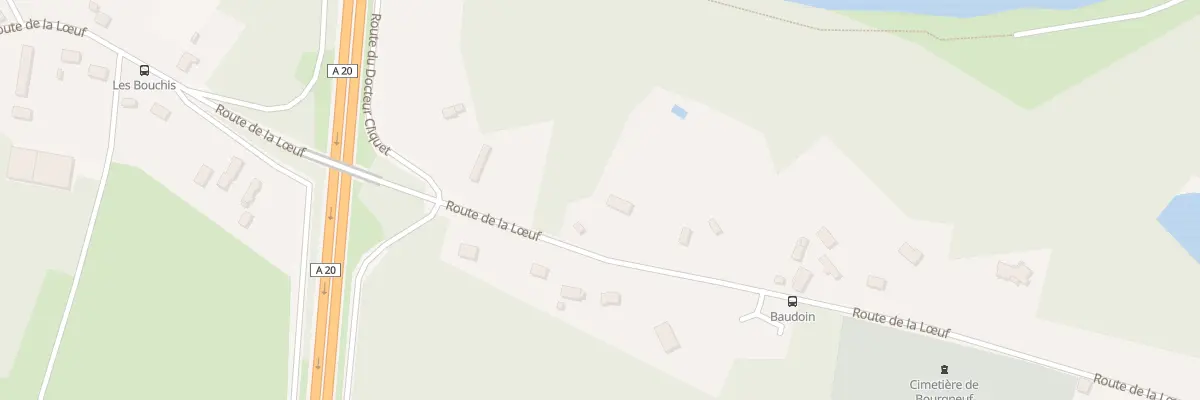 Plan du 26 Rte de la Loeuf à Vierzon