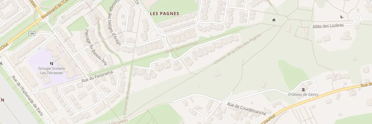 Plan du 13 Rue du Passeur d’Etoiles à Cergy