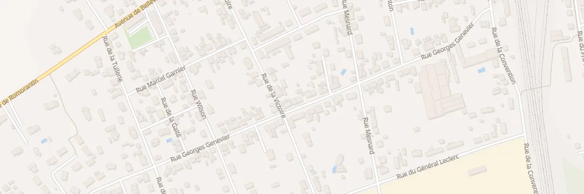 Plan du 50 Rue Georges Genevier à Salbris