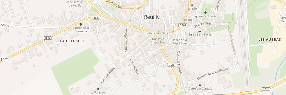Plan du 9 Rue Gambetta à Reuilly