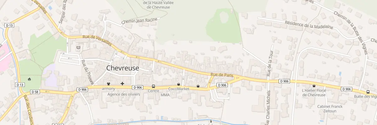 Plan du 56 Rue de Paris à Chevreuse