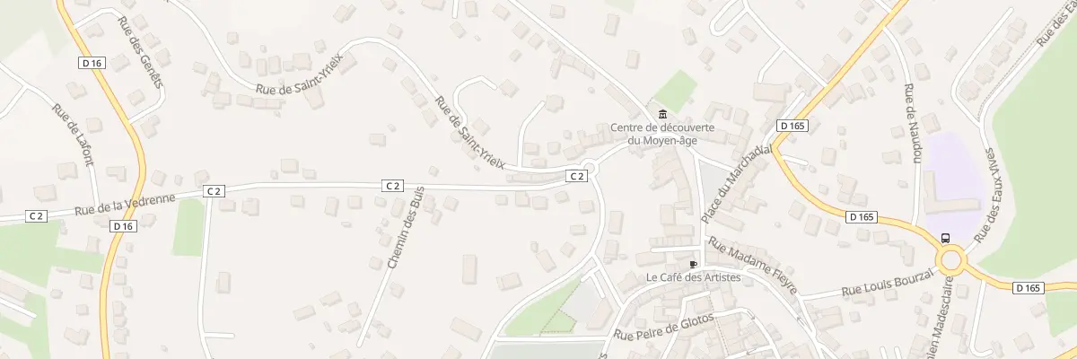 Plan du 15 Rue de Saint Yrieix à Égletons