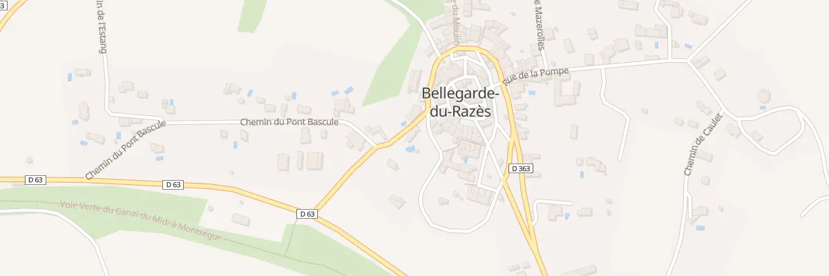 Plan du 1 Rue des Pyrénées à Bellegarde-du-Razès