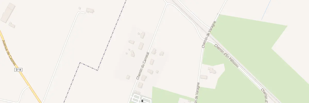 Plan du 336 Che Chemin du Carretal à Guitalens-L’Albarède