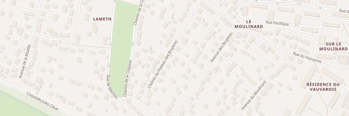 Plan du 11 Rue du Plateau des Bruyeres à Osny