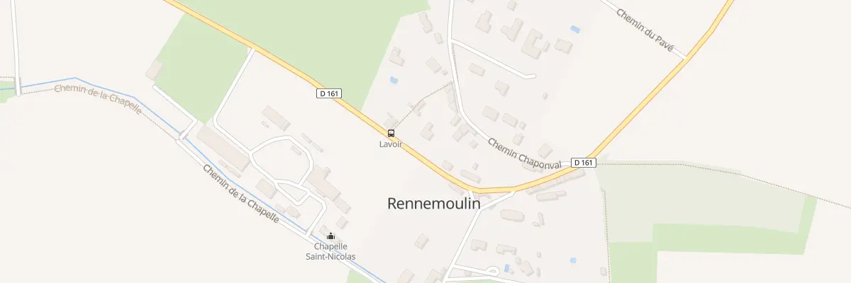 Plan du 8 Rue de Villepreux à Rennemoulin