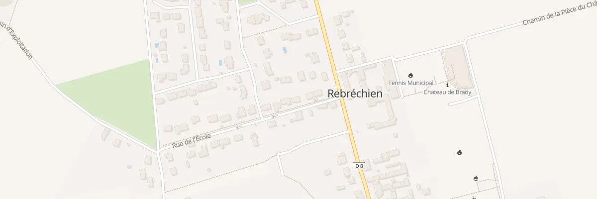 Plan du 12 Rue de l’Ecole à Rebréchien