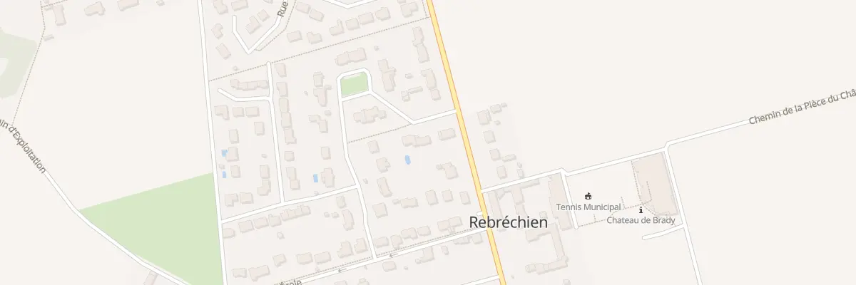Plan du 3 Rue du Bas de Jumeau à Rebréchien