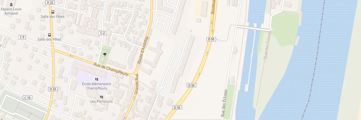 Plan du 9001 Res Champfleury à Carrières-sous-Poissy