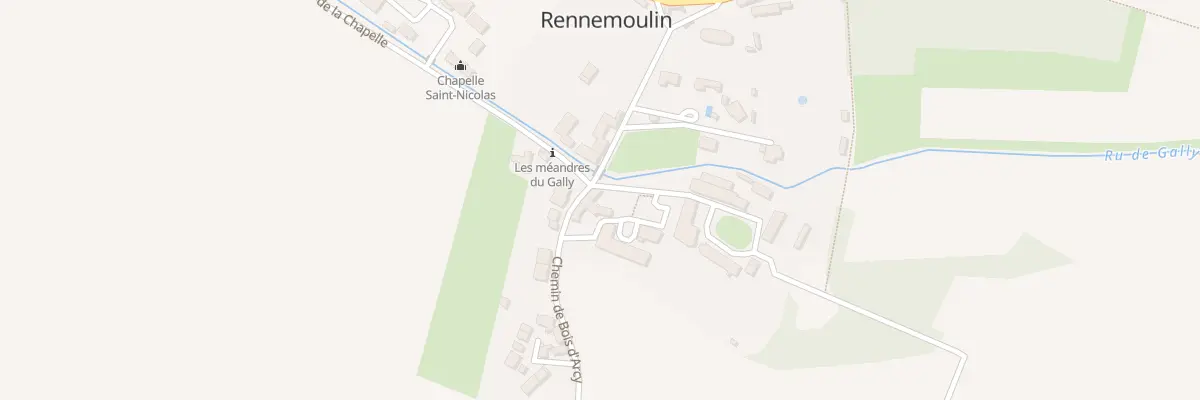 Plan du 2 Che de l’Etang à Rennemoulin