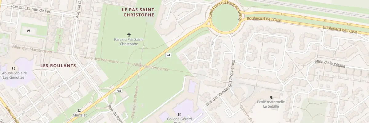Plan du 23 Rue des Tournesols à Cergy
