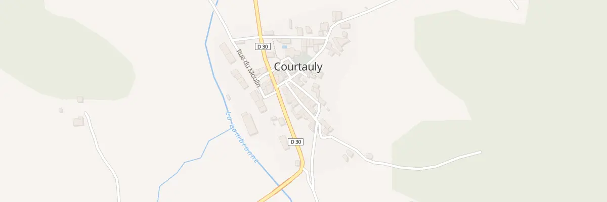 Plan du 9999 Rue de Caratge à Courtauly