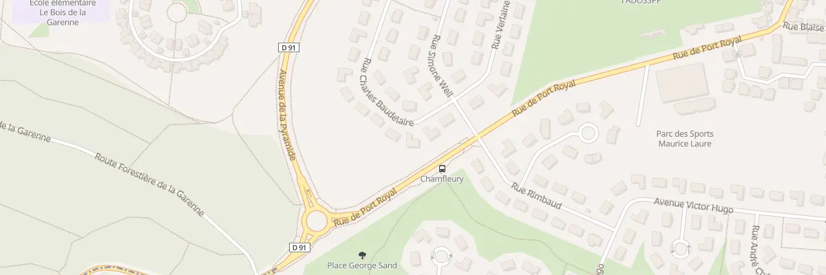 Plan du 5 Rue Baudelaire à Voisins-le-Bretonneux