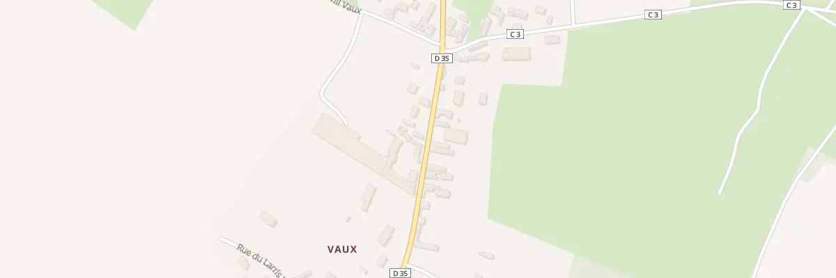 Plan du 33 Gr Grande Rue de Vaux à Berneuil-en-Bray