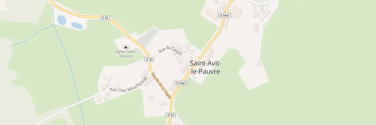 Plan du 9 Rue Principale à Saint-Avit-le-Pauvre