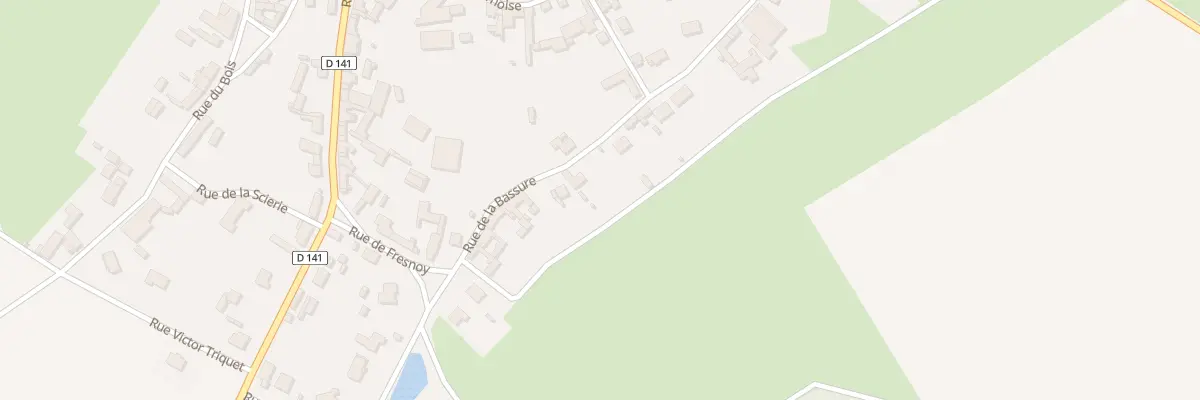 Plan du 25 Rue de la Bassure à Bougainville