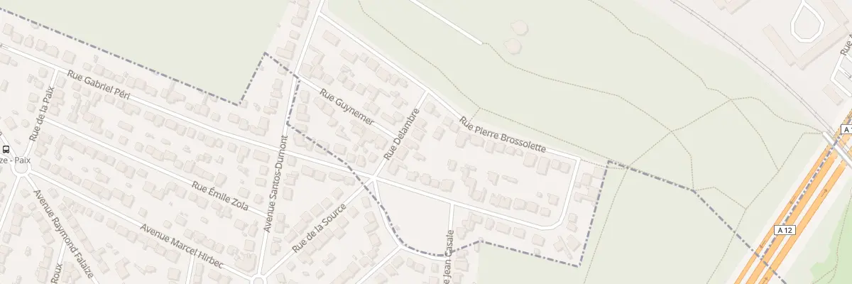 Plan du 8 Rue Delambre à Fontenay-le-Fleury