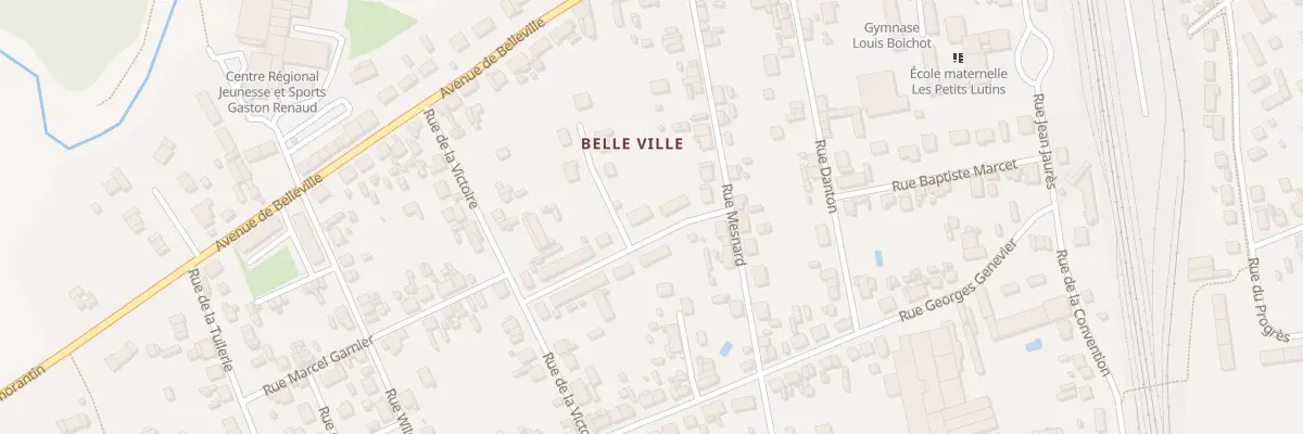 Plan du 6 Rue Paulin Durand à Salbris