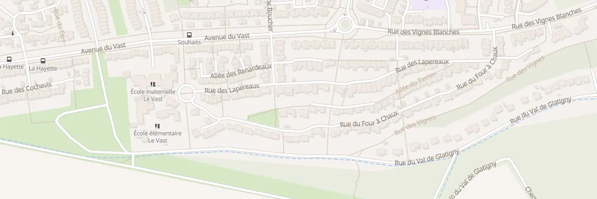 Plan du 49 Rue des Lapereaux à Jouy-le-Moutier