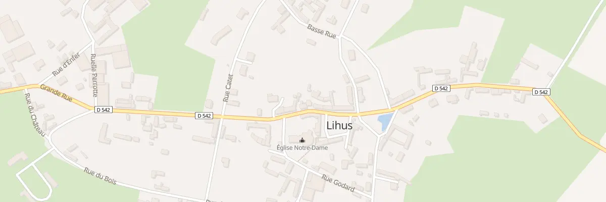Plan du 6 Grande Rue à Lihus