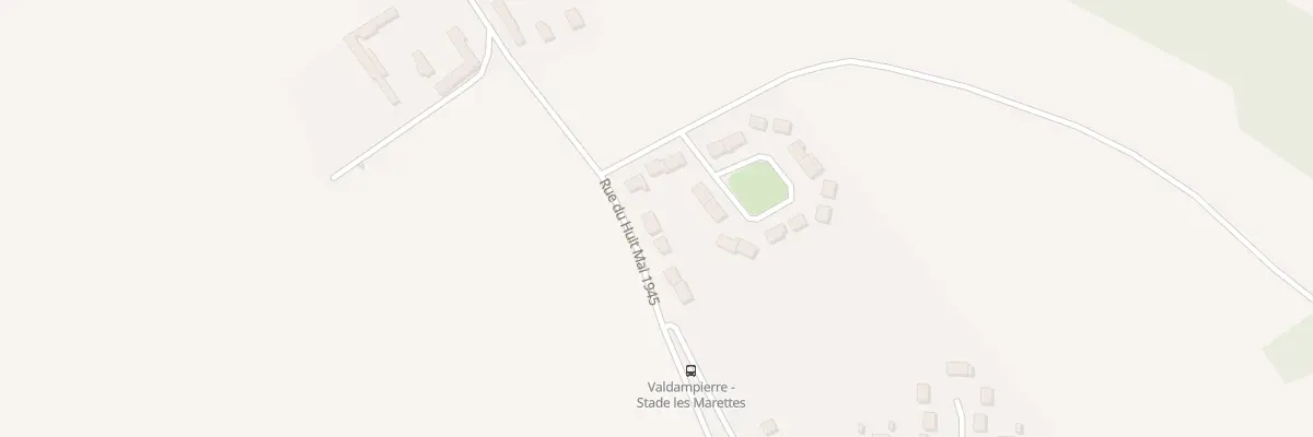 Plan du 28 Rue du Huit Mai 1945 à Valdampierre