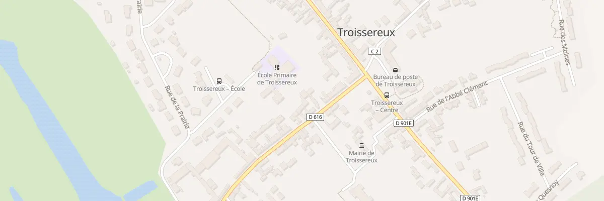 Plan du 9 Rue du 16 Août 1944 à Troissereux