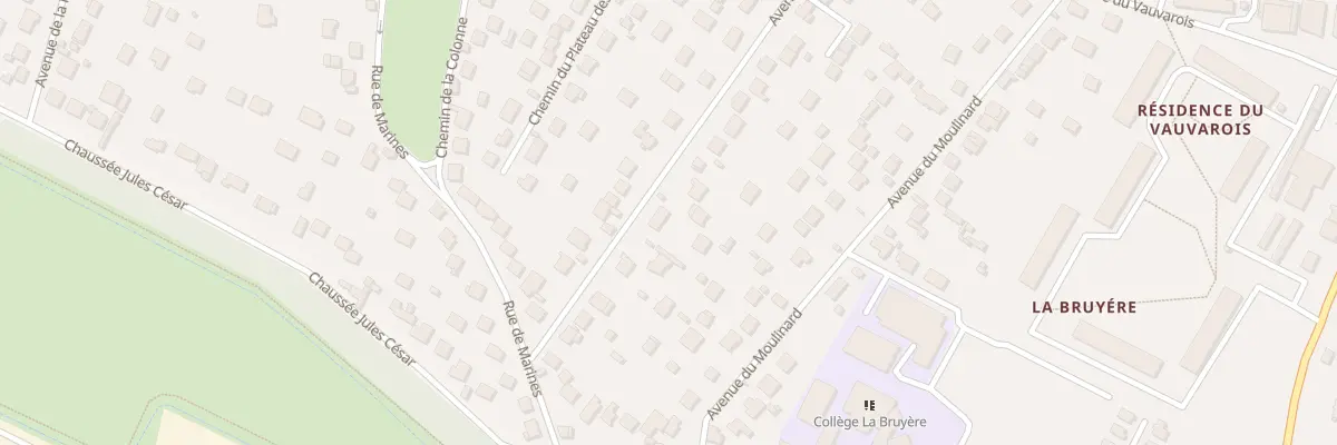 Plan du 27 Av des Bruyeres à Osny