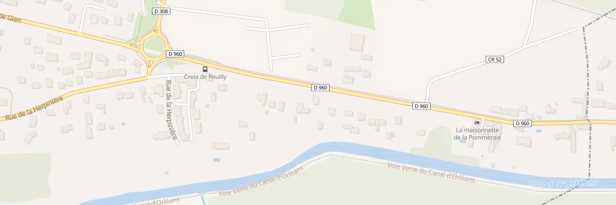 Plan du 74 Av de Gien à Chécy