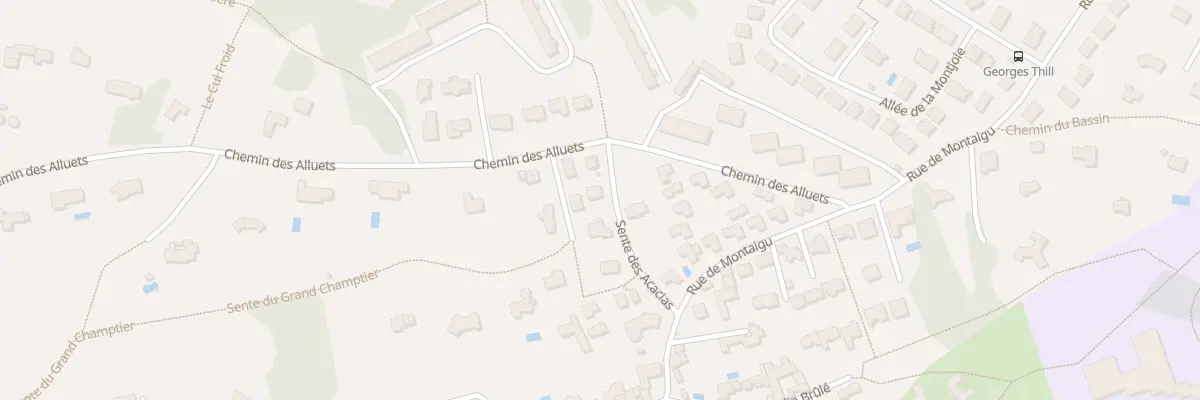 Plan du 4 Sen des Acacias à Chambourcy