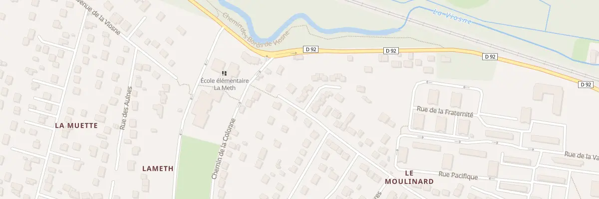 Plan du 7 Village de la Muette à Osny