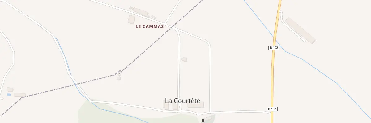 Plan du 3 L’Oratoire à La Courtète