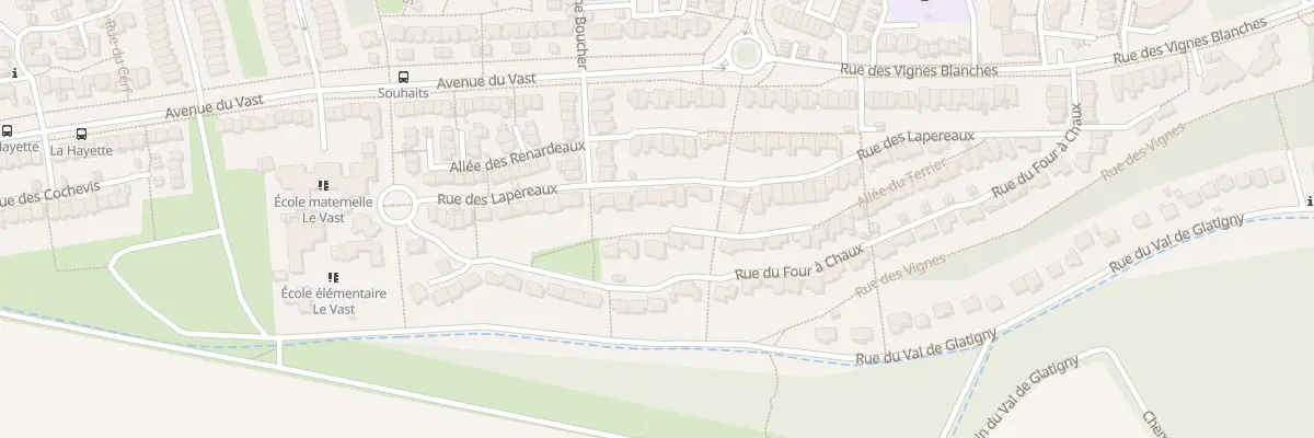 Plan du 47 Rue des Lapereaux à Jouy-le-Moutier