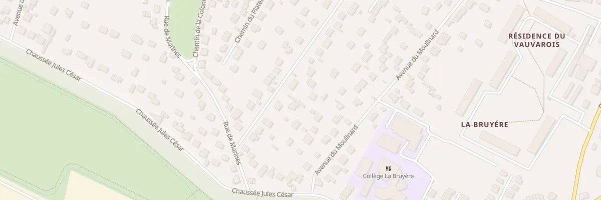 Plan du 27B Av des Bruyeres à Osny