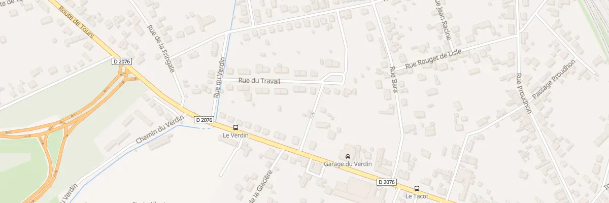 Plan du 18 Rue du Travail à Vierzon