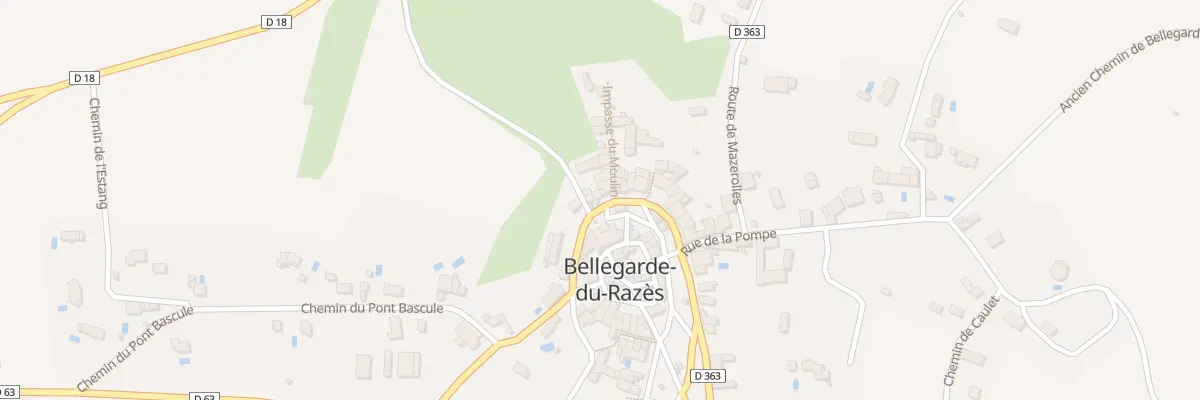 Plan du 7 Gr Circulade à Bellegarde-du-Razès