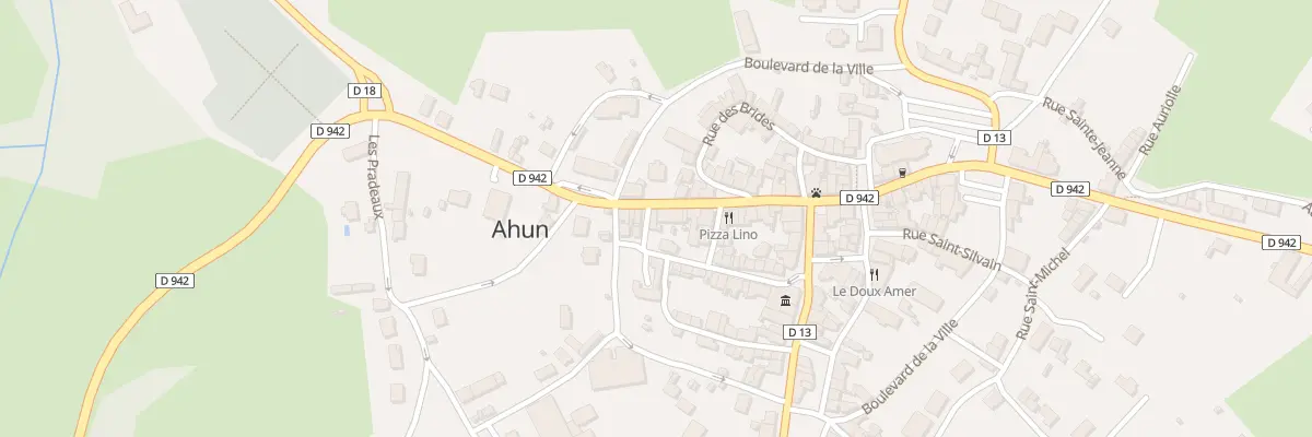 Plan du 47 Gr Grande Rue à Ahun