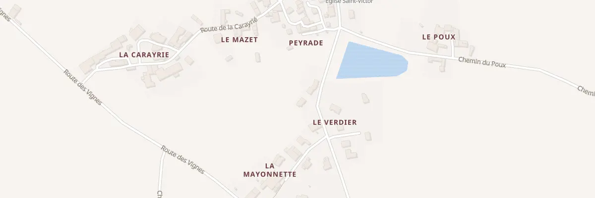 Plan du 5121 La Mayonnette à Virac