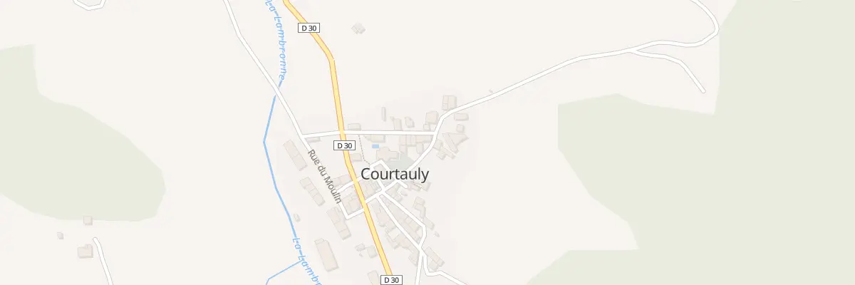 Plan du 7 Rue Centrale à Courtauly