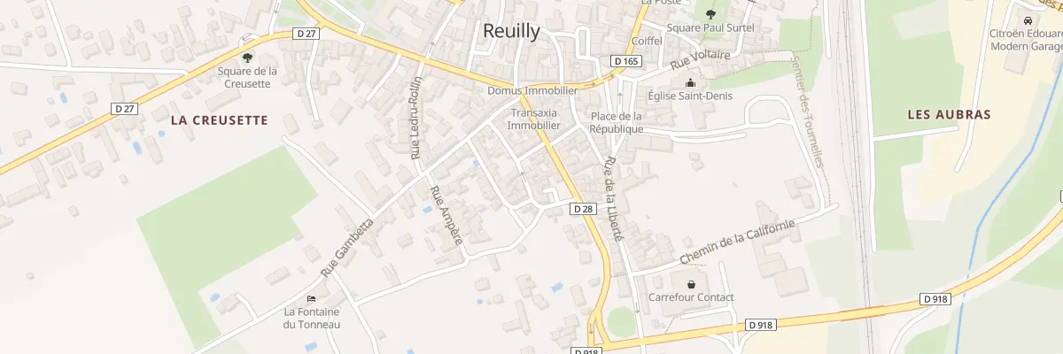 Plan du 7 Rue Mirabeau à Reuilly