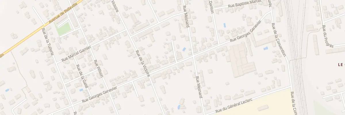 Plan du 40 Rue Georges Genevier à Salbris