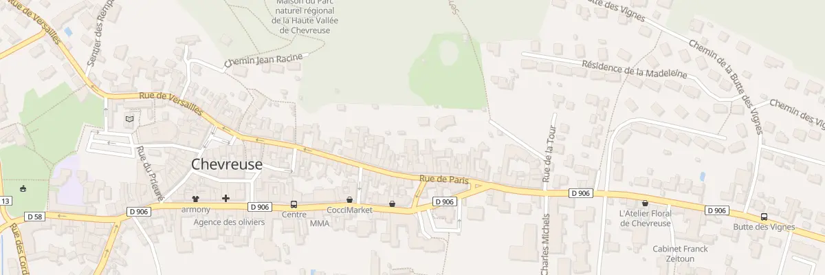 Plan du 44 Rue de Paris à Chevreuse
