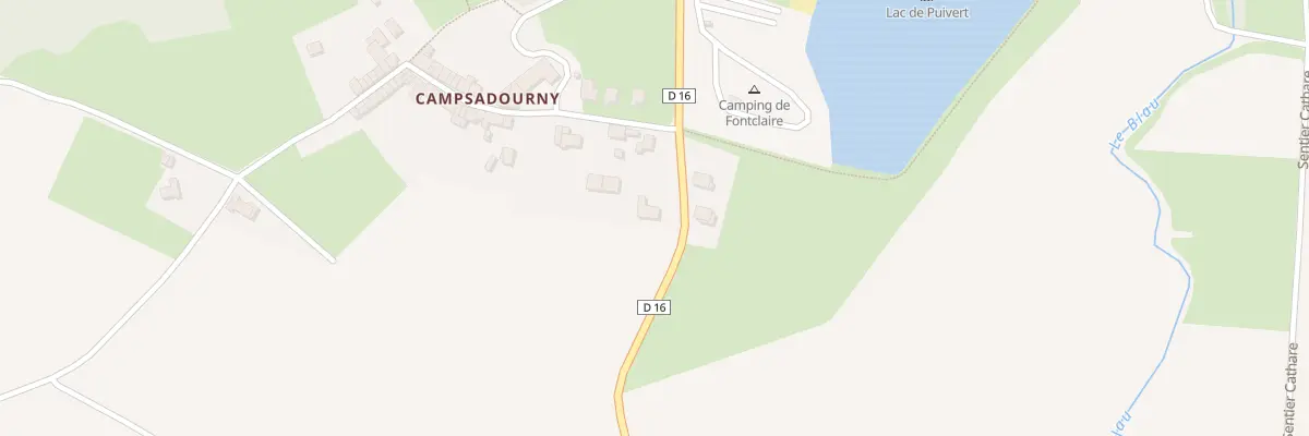 Plan du 2 Rte de l’Escale Campsadourny à Puivert