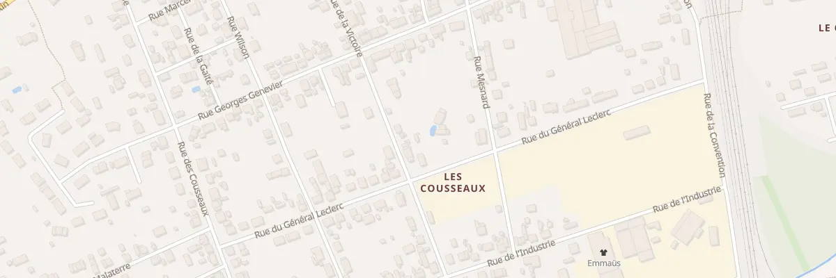 Plan du 38 Rue du Gal Leclerc à Salbris