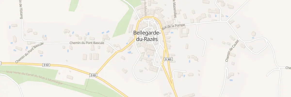 Plan du 4 Rue du Château à Bellegarde-du-Razès