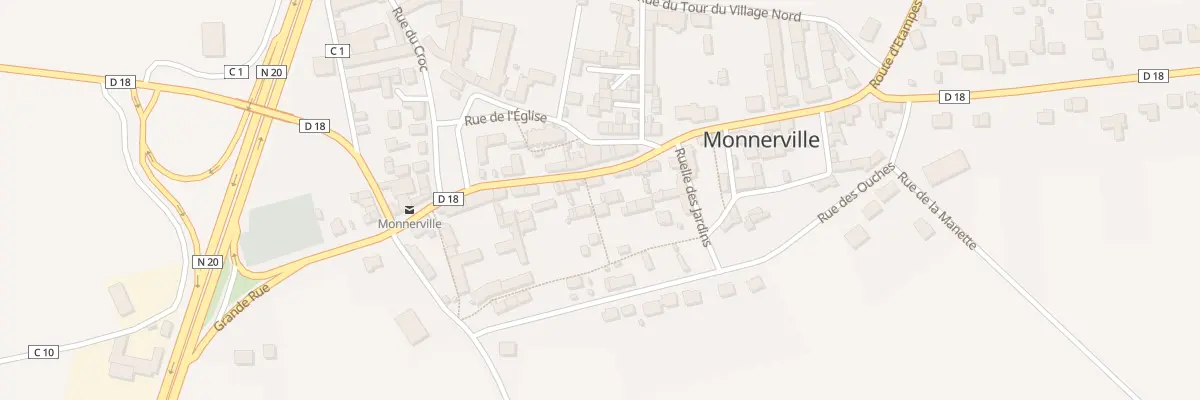 Plan du 21 Grande Rue à Monnerville