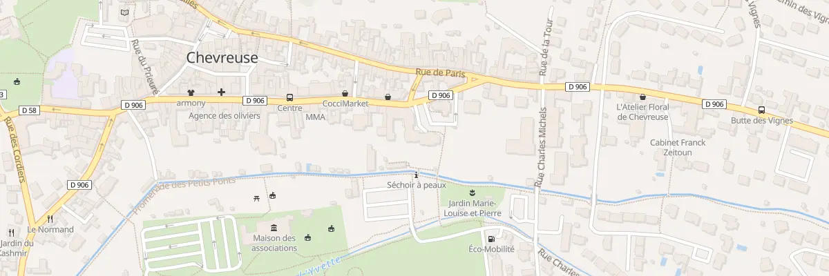 Plan du 7 Rue de la Division Leclerc à Chevreuse