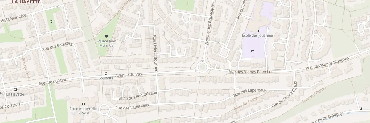 Plan du 8 Rue Claude Chappe à Jouy-le-Moutier