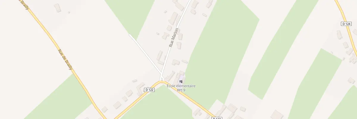 Plan du 2 Rue Marion au Quesnoy-en-Artois